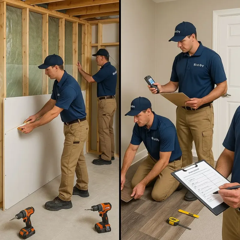 Repairs and Reconstruction process in Omak, WA